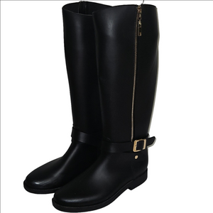 Dirty Laundry Black Rainboots Size 8